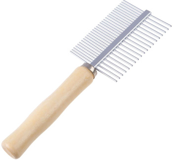 Kovový hřeben, kartáč a hřeben pro psy a kočky