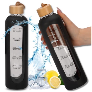 Láhev 1000ml, sportovní láhev na vodu TRESSARI na běhání, pevné sklo