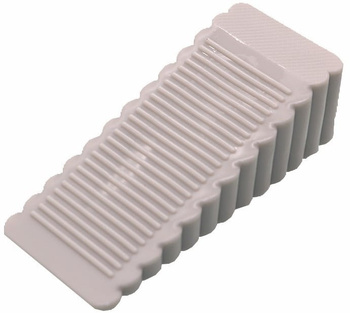 Plastový zámek klínových dveří Šedý