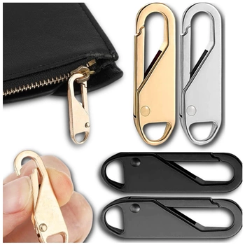 Sada 4 kovových stahovacích poutek na zip