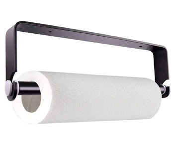 Věšák na papírové ručníky, černý