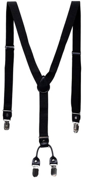 Černé pánské silné šle ke kalhotám