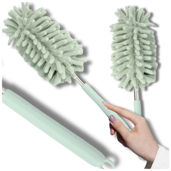 Teleskopická prachovka z mikrovlákna pro úklid, mytí, domácnost i auto