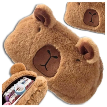 Školní penál kapybara, pro holčičku, kluka, plyšový