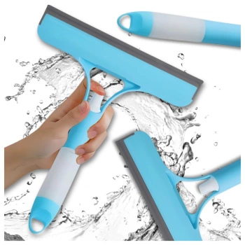 Praktická silikonová stěrka na okna 3 v 1 s dávkovačem