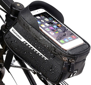 Vodotěsná taška na kolo, držák na telefon