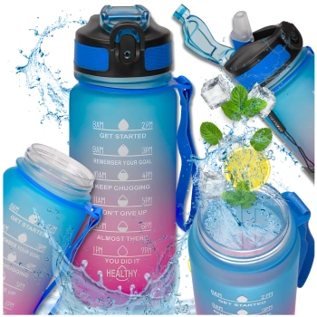 Sportovní láhev TRESSARI 600ml pevná láhev na vodu PC BPA FREE
