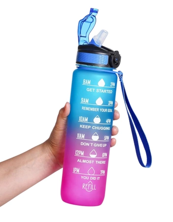 Láhev 1000ml sportovní láhev na pití voda robustní PC plast