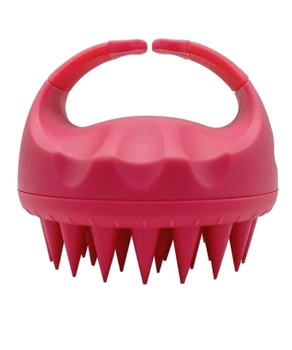 Kartáč na vlasovou pokožku na mytí masážního silikonového hřebenu