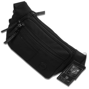 Nepromokavá černá pánská taška do pasu BAD&BAGS