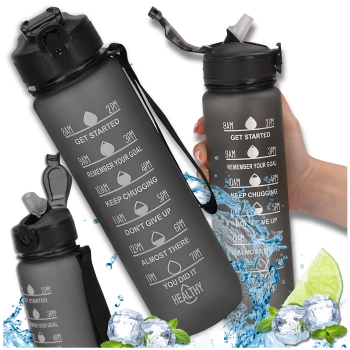 Sportovní láhev TRESSARI, odolná, BPA Free Tritan láhev na vodu 1000 ml