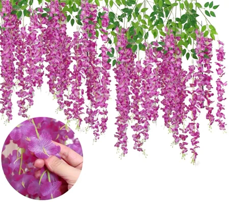 12ks závěsné květiny wisteria wisteria na girlandu