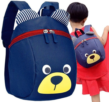 Batoh s medvídkem pro předškolní dítě + vodítko