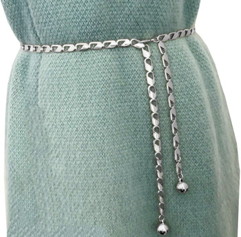 Stříbrný řetízek na dámské šaty, ozdobný řetízek