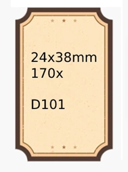 NIIMBOT Termoštítky 24x38mm RETRO 170 ks pro D101