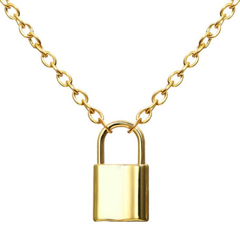 Řetězový náhrdelník s kovovým přívěskem