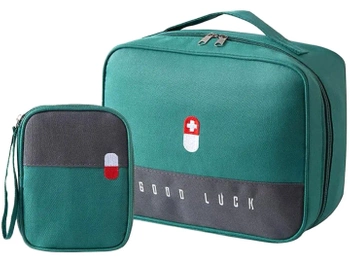 Cestovní lékárnička, lékařský organizér, sada 2 ks