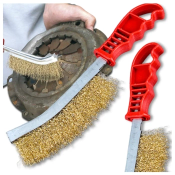 Nerezový drátěný kartáč na nářadí s rukojetí