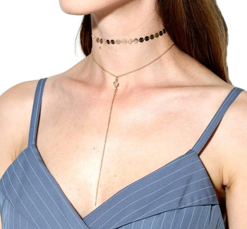 JEMNÝ PÁDAJÍCÍ NÁHRDELNÍK CHOKER