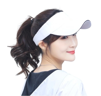 Nastavitelná letní čepice proti slunci, bílá