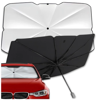 Sluneční clona do auta, slunečník na přední sklo auta 135x79 cm