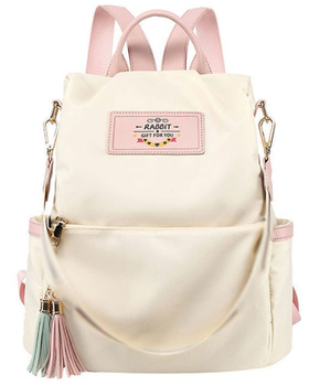 Dámský městský batoh, sportovní pom-pom batoh, prostorný