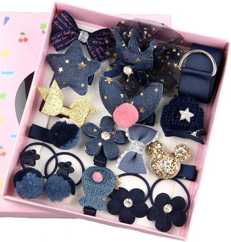 Sada 18ks sponek do vlasů pro dětskou holčičku
