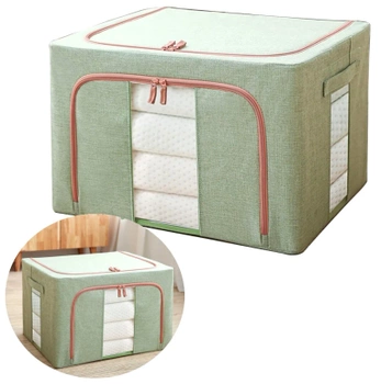 Skládací organizér velká šatní taška na přikrývky, oblečení, povlečení