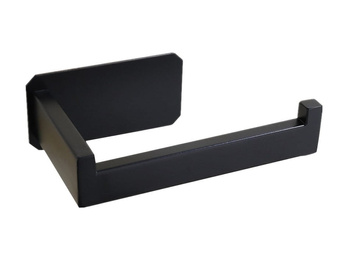 Samolepící černý nástěnný držák na toaletní papír