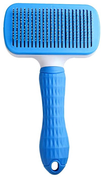 Obdélníkový samočistící kartáč na psí a kočičí srst