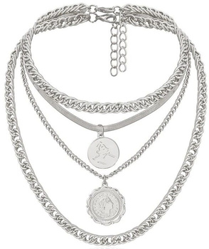 Masivní kubánský řetízkový náhrdelník s mincemi