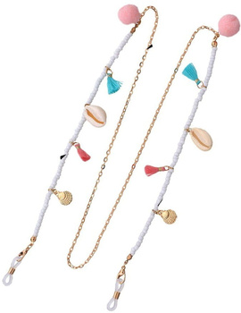 Elegantní řetízek na brýle s bambulkou