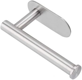 Samolepící stříbrný nástěnný držák na loft toaletní papír