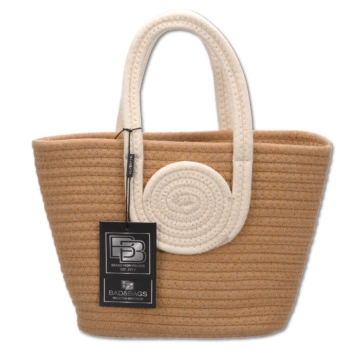 Dámská letní plážová slaměná taška přes rameno BAD&BAGS malá