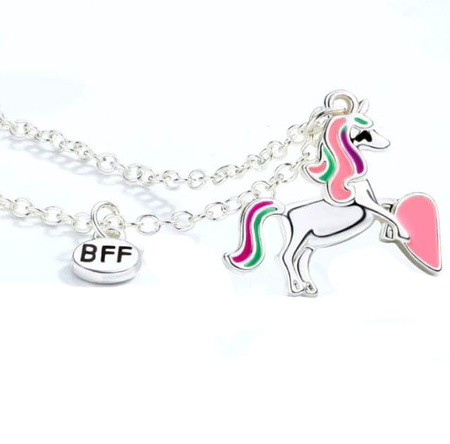 Náhrdelník přátelství pro přátele 2v1 Unicorn BFF