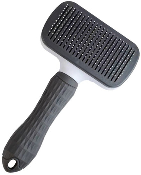 Samočistící obdélníkový kartáč na srst pro kočky a psy