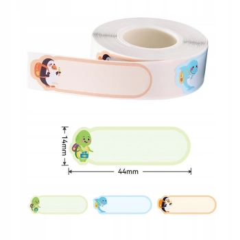 NIIMBOT Thermal Labels Samolepky zvířat 14x44mm 150 ks