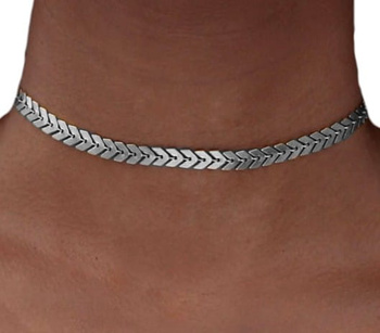 JEMNÝ NÁHRDELNÍK CHOKER, ŘETÍZEK, LÍMEC