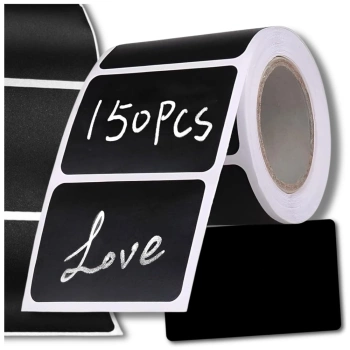 Papírové etikety 120 ks samolepek na dárkové dózy na tabuli