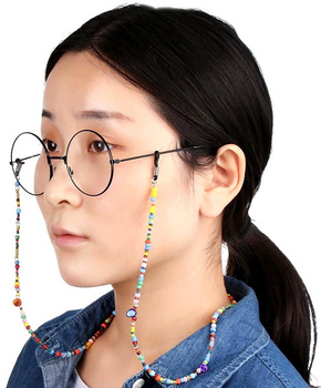 Elegantní, barevný retro řetízek na brýle