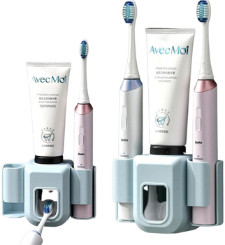 Držák na zubní kartáčky s automatickým ždímáním