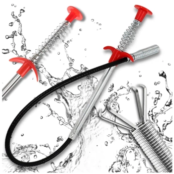 Pružina na odblokování, pružinový drapák, spirála na čištění potrubí, 3m