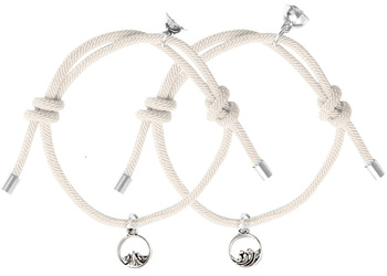 Magnetické dva náramky pro páry jako dárek