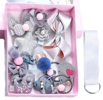 Sada sponek do vlasů pro dívku, 18 ks