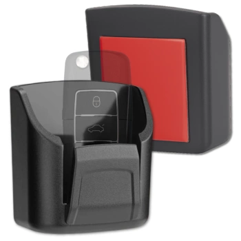 Organizér do auta na klíč a kartu, černý držák
