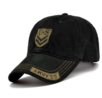 Černá vojenská kšiltovka