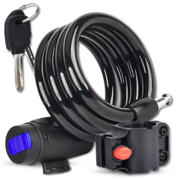 Zámek na kolo s ochranou kabelu PADLOCK na klíč