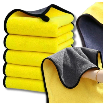 Sada 5 utěrek na čištění auta z mikrovlákna