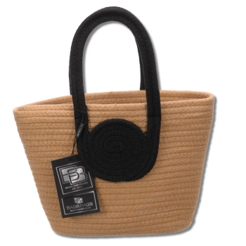 Slaměná plážová taška přes rameno pro ženy na léto BAD&BAGS malá