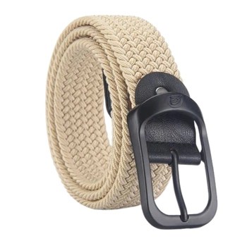 Pružný, elegantní pletený popruh ke kalhotám se silnou přezkou